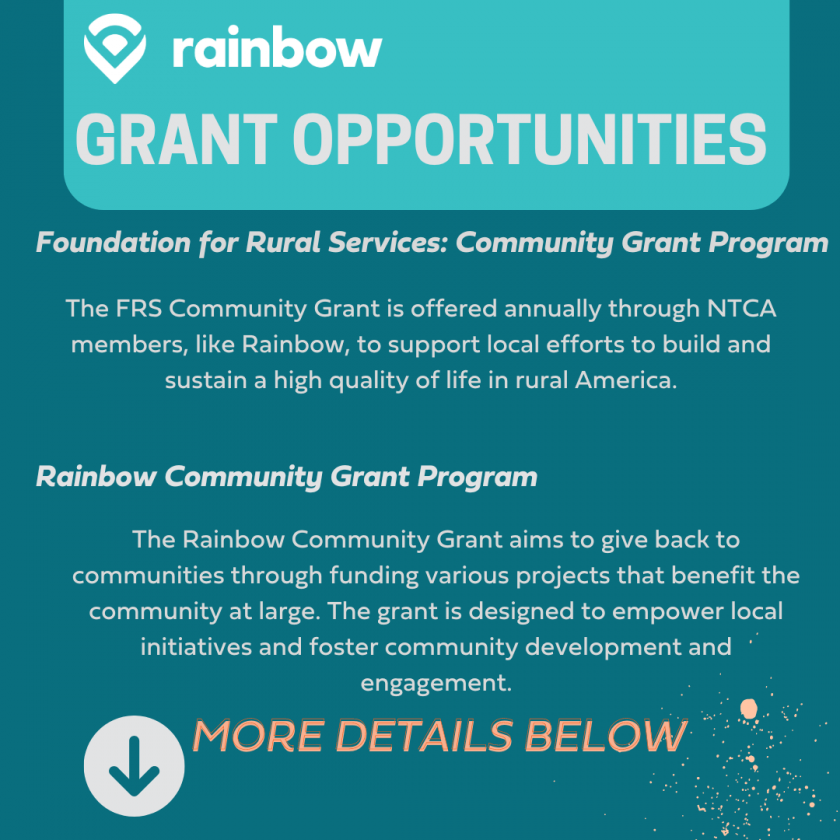 Grant Opportunities | Rainbow Communications | High-Speed Internet 