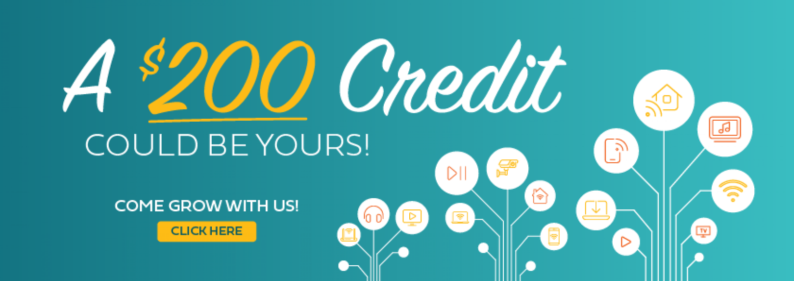 200 credit  could be yours!